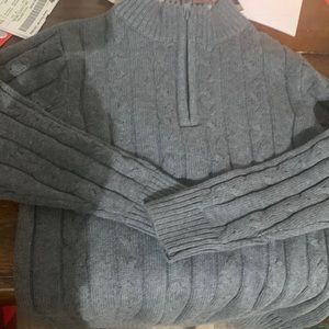 Boys Cable Knit Sweater- Size 5/6 Amazon Essentials